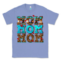 Colony Blue mom mom mom Classic Tee - AdoDesignShop