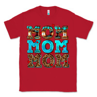 Red mom mom mom Classic Tee - AdoDesignShop