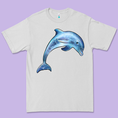 Dolphin Premium Tee Designed By Barkaloodesign
