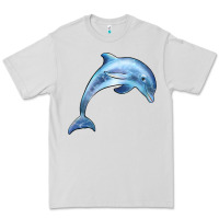 Dove Grey dolphin Premium Tee - BarkalooDesign