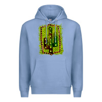 Colony Blue Cactus Leopard Frame Premium Hoodie - Bettercallsaul