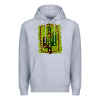 Heather Grey Cactus Leopard Frame Premium Hoodie - Bettercallsaul