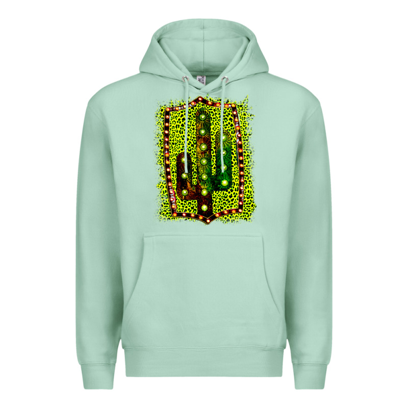 Cactus Leopard Frame Premium Hoodie by Bettercallsaul | Teevron
