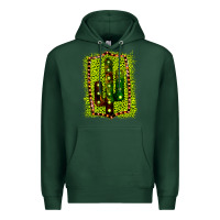 Sports Green Cactus Leopard Frame Premium Hoodie - Bettercallsaul