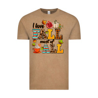 Vintage Coffee i love fall most of all Vintage Tee - AdoDesignShop