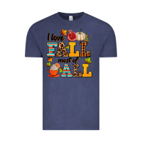 Vintage Denim i love fall most of all Vintage Tee - AdoDesignShop