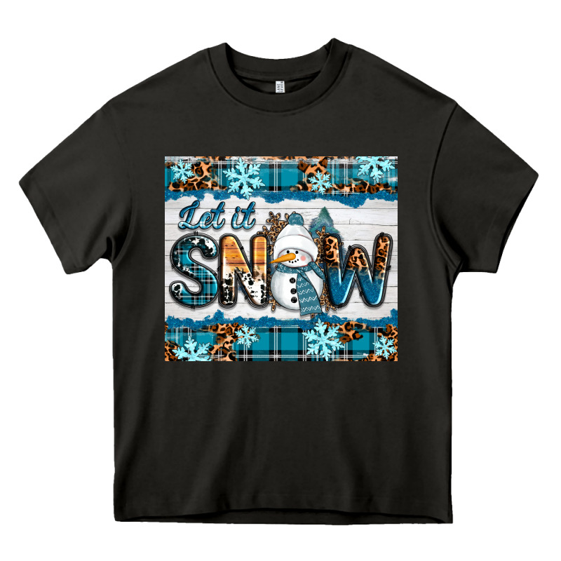 Let It Snow Heavy Core Tee by RanaPortraitStore | Teevron