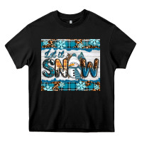 Black let it snow Heavy Core Tee - RanaPortraitStore