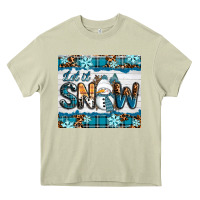 Mossy let it snow Heavy Core Tee - RanaPortraitStore