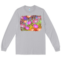 Moon Dust colourful pumpkin background Long Sleeve Tee - AdoDesignShop