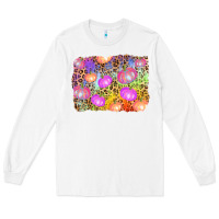 White colourful pumpkin background Long Sleeve Tee - AdoDesignShop