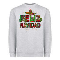 Heather Grey feliz navidad Heavyweight Sweatshirt - JahusDesignShop