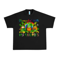 Black shamrockin with my gnomies Urban Heavy Tee - Artiststas