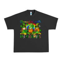 Pigment Black shamrockin with my gnomies Urban Heavy Tee - Artiststas