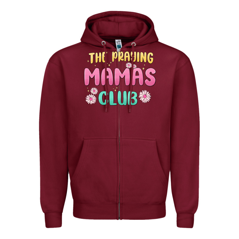 The Praying Mamas Club Zipper Hoodie by MaliasSmallBusiness | Teevron