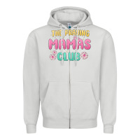Dove Grey the praying mamas club Zipper Hoodie - MaliasSmallBusiness
