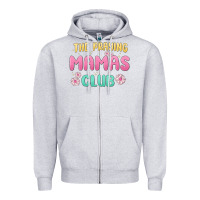 Heather Grey the praying mamas club Zipper Hoodie - MaliasSmallBusiness