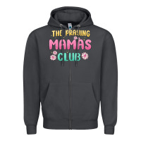Smoke the praying mamas club Zipper Hoodie - MaliasSmallBusiness