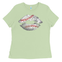 Matcha baseball lips Ladies Tee - AdoDesignShop