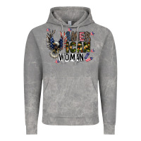 Cloud Rock american woman Vintage Hoodie - CowhideDigitalArt
