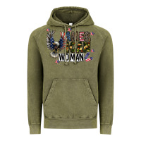 Vintage Olive american woman Vintage Hoodie - CowhideDigitalArt