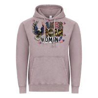 Vintage Zinc american woman Vintage Hoodie - CowhideDigitalArt