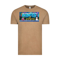 Vintage Coffee winter vibes license plate Vintage Tee - BundleAndBundleShop