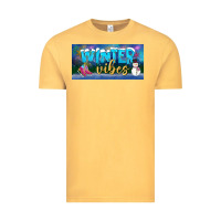 Vintage Mustard winter vibes license plate Vintage Tee - BundleAndBundleShop