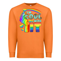 Carrot Lgbtq İ'm Cool With İt Premium Sweatshirt - BundleAndBundleShop