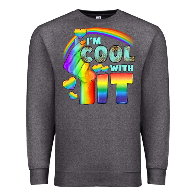 Lgbtq İ'm Cool With İt Premium Sweatshirt by BundleAndBundleShop | Teevron