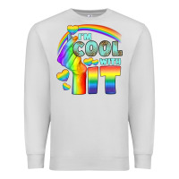 Dove Grey Lgbtq İ'm Cool With İt Premium Sweatshirt - BundleAndBundleShop