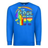 True Royal Lgbtq İ'm Cool With İt Premium Sweatshirt - BundleAndBundleShop