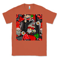 Copper ladybug gnomes seamless pattern Classic Tee - BundleAndBundleShop