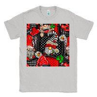Moon Dust ladybug gnomes seamless pattern Classic Tee - BundleAndBundleShop