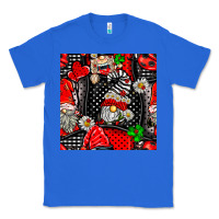 True Royal ladybug gnomes seamless pattern Classic Tee - BundleAndBundleShop