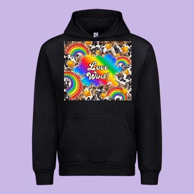 Love Wins Urban Hoodie Designed By Tumblerdesignbyshophia