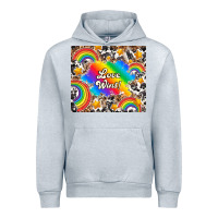 Heather Grey love wins Urban Hoodie - TumblerDesignByShophia