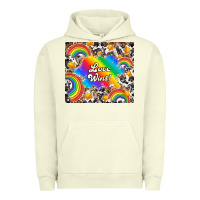 Pigment Pistachio love wins Urban Hoodie - TumblerDesignByShophia