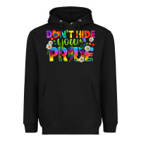 Black LGBTQ+ Don't Hide Your Pride Heavyweight Hoodie - BundleAndBundleShop