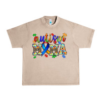 French Oak autism mama Urban Heavy Tee - AdoDesignShop