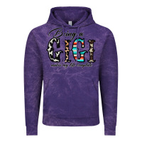 Cloud Purple being a gigi makes my life complate Vintage Hoodie - CowhideDigitalArt