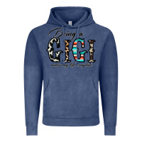 Vintage Denim being a gigi makes my life complate Vintage Hoodie - CowhideDigitalArt