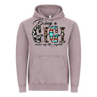 Vintage Zinc being a gigi makes my life complate Vintage Hoodie - CowhideDigitalArt