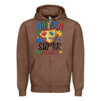 Chestnut autism is my super power Zipper Hoodie - MaliasSmallBusiness