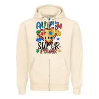 Sandshell autism is my super power Zipper Hoodie - MaliasSmallBusiness