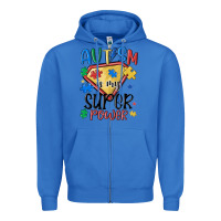 True Royal autism is my super power Zipper Hoodie - MaliasSmallBusiness