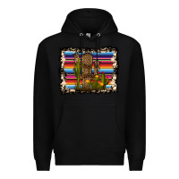 Black Serape Cactus Premium Hoodie - Bettercallsaul