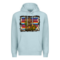 Blue Mist Serape Cactus Premium Hoodie - Bettercallsaul