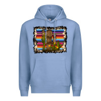 Colony Blue Serape Cactus Premium Hoodie - Bettercallsaul