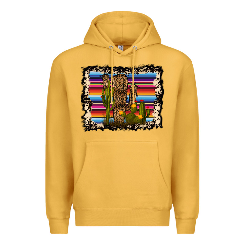 Serape Cactus Premium Hoodie by Bettercallsaul | Teevron